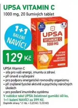 Alphega Lékárna Upsa vitamin c nabídka