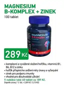 Alphega Lékárna Magnesium B-Komplex + Zinek nabídka