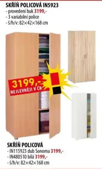 Skříň policová IN5923