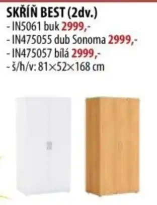 IDEA nábytek Skříň Best nabídka