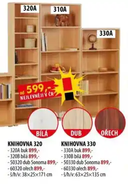 IDEA nábytek Knihovna 330 nabídka