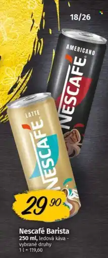 COOP TIP Nescafé Barista nabídka