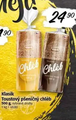 COOP TIP Klasik toustový pšeničný chléb nabídka