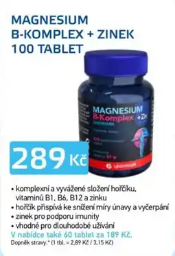 Lékárna AGEL Glenmark Magnesium B-Komplex + Zinek nabídka