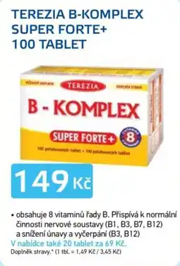 Lékárna AGEL Terezia b-komplex super forte+ nabídka