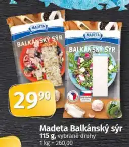 COOP TIP Madeta Balkánský sýr nabídka
