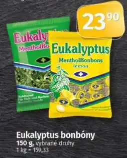 COOP TIP Eukalyptus bonbóny nabídka