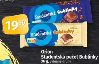 Orion Studentská pečet Bublinky