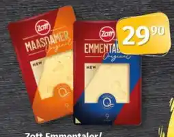 COOP TIP Zott Emmentaler nabídka