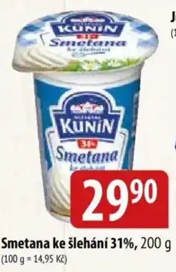 Bala Kunin smetana ke slehání nabídka