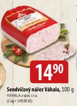 Bala Váhala sendvičový nářez nabídka