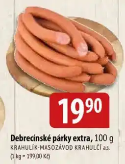 Bala Debrecínské párky extra nabídka