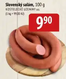 Bala Kostelecké uzeniny a.s. Slovenský salám nabídka