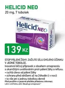 Alphega Lékárna Helicid neo nabídka