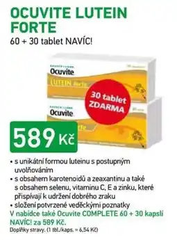 Alphega Lékárna Ocuvite Lutein Forte nabídka