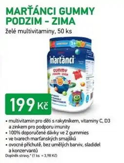 Alphega Lékárna Martánci gummy podzim - zima nabídka