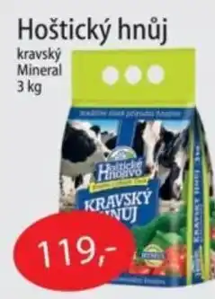 Fortel Hoštický hnůj kravský Mineral nabídka