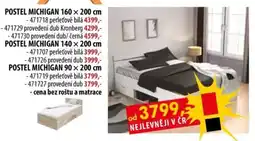 IDEA nábytek Postel michigan 90 x 200 cm nabídka