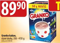Bala Granko kakao nabídka
