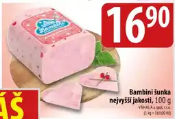 Bala Bambini šunka nabídka