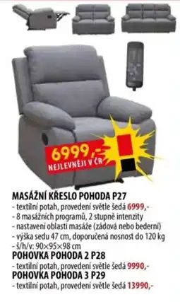 IDEA nábytek Pohoda masážní křeslo p27 nabídka