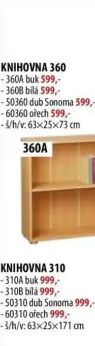 IDEA nábytek Knihovna 360 nabídka