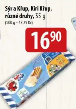 Bala Sýr a Křup, Kiri Křup nabídka