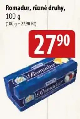 Bala Romadur, různé druhy nabídka