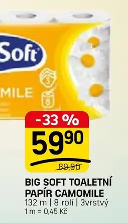 Flop Big Soft toaletní papír camomile nabídka