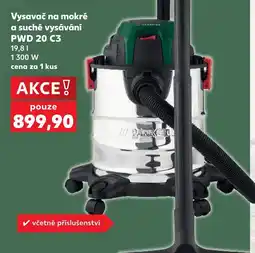 Kaufland Parkside vysavač na mokré a suché vysávání PWD 20 C3 nabídka