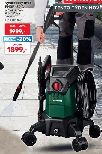 Parkside vysokotlaký čistič PHDF 150 A1