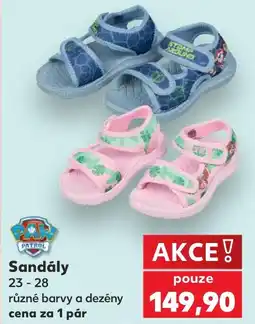 Kaufland Paw Patrol Sandály nabídka