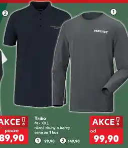 Kaufland Parkside triko nabídka