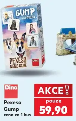 Kaufland Dino Pexeso Gump nabídka