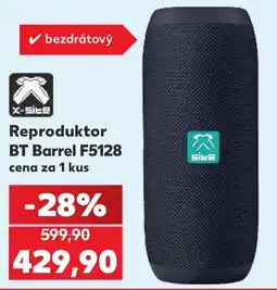 Kaufland X-site reproduktor bt barrel f5128 nabídka
