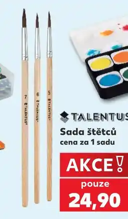 Kaufland Talentus sada štětců nabídka