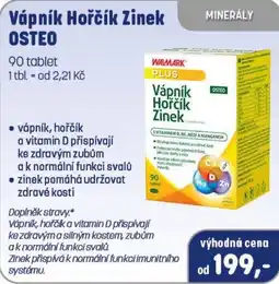 PharmaPoint Walmark Plus Vápník Hořčík Zinek Osteo nabídka