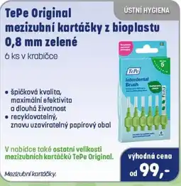 PharmaPoint TePe Original mezizubní kartáčky z bioplastu nabídka