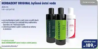Herbadent original bylinná ústní voda