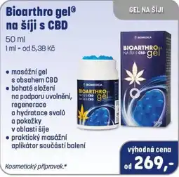 PharmaPoint Bioarthro gel na šíji s CBD nabídka