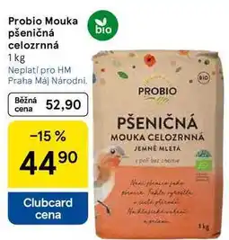 Tesco Probio Mouka pšeničná celozrnná nabídka