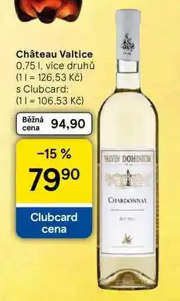 Tesco Château Valtice, 0,75 I, více druhů nabídka