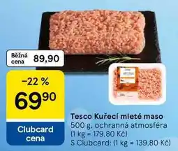 Tesco Tesco Kuřecí mleté maso nabídka