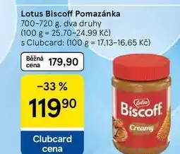 Tesco Lotus Biscoff Pomazánka, 700-720 g, dva druhy nabídka