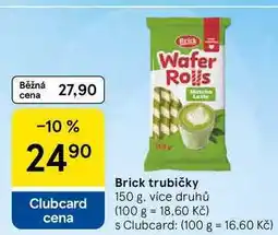 Tesco Brick trubičky, 150 g, více druhů nabídka