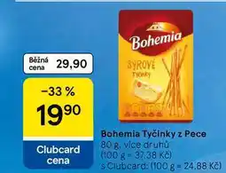 Tesco Bohemia Tyčinky z Pece, 80 g, více druhů nabídka