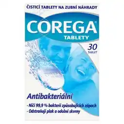 Tesco Corega Čistící tablety na zubní náhrady 30 tablet nabídka