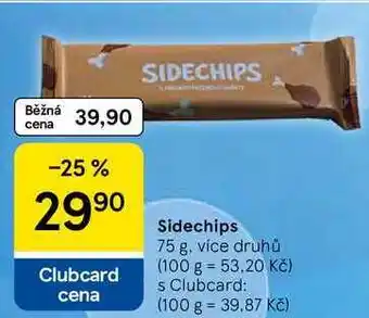 Tesco Sidechips, 75 g, více druhů nabídka