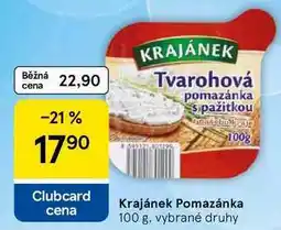 Tesco Krajánek Pomazánka nabídka