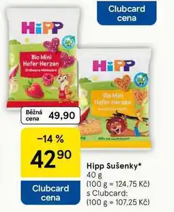 Tesco Hipp Sušenky nabídka